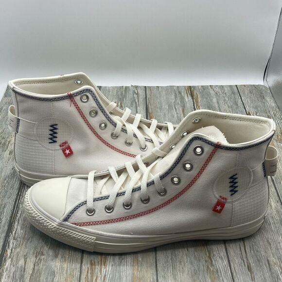 Converse Chuck Taylor All Star Logo Tag Hightop Sneaker Shoes Size 11 - Picture 7 of 16